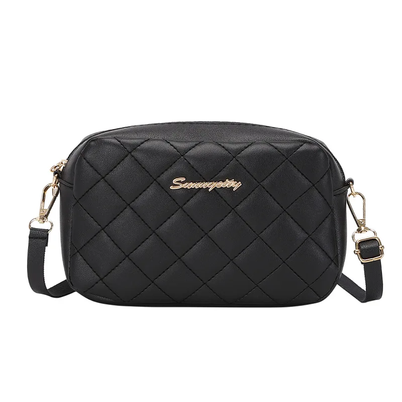 

Tassel Small Messenger Bag For Women Trend Lingge Embroidery Camera Female Shoulder Bag Fashion Chain Ladies Crossbody Bags