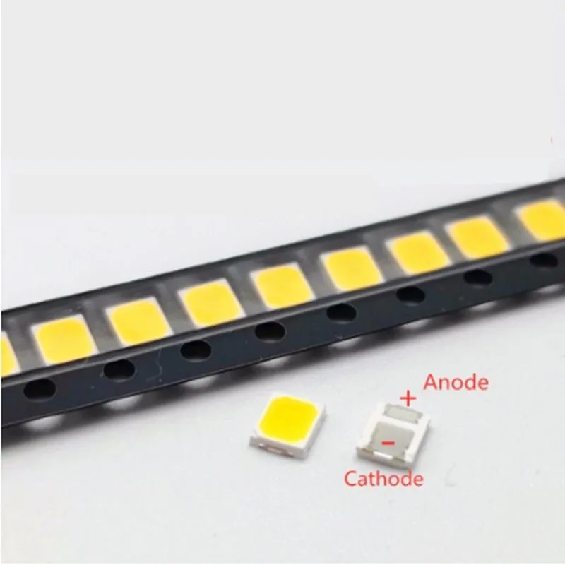 55 шт. SMD LED 2835 3030 чипы 1 Вт 3В 6В 9В 18В 30В бусины светильник лый белый теплый 4000K 150LM