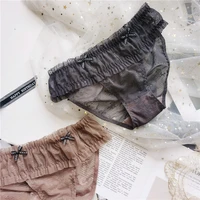 2021 french sexy panties womens underwear low waist seamless briefs fashion hollow out underpants sexy lace panties lingerie