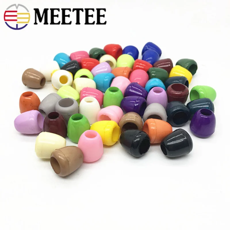 Meetee 30pc 5mm Multi-color Plastic Stopper Rope Buckle Elastic Adjustment Slip-proof Buttons DIY Clothing Decor Accessoty DS001 | Дом и сад