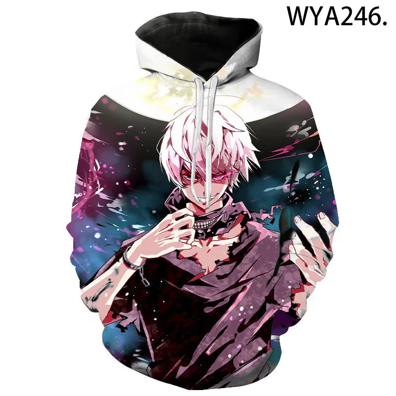 

Casual Boy Girl Kids Anime Tokyo Ghoul Hoodies 3D Printed Men Women Children Streetwear Pullover