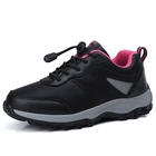 Водонепроницаемые зимние треккинговые ботинки для женщин и мужчин, спортивные ботинки для женщин, кроссовки унисекс с нескользящей резинкой, походные ботинки