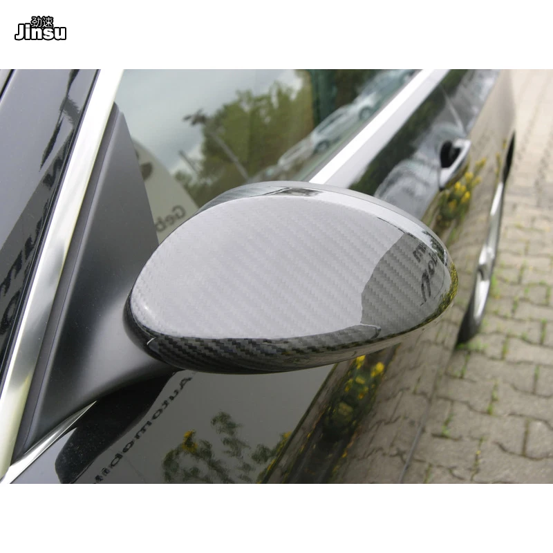 Настоящее углеродное волокно боковое зеркало крышка крышки оболочка для BMW 3 seies