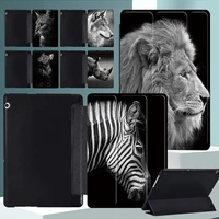 ultra slim case for huawei mediapad t3 10 9 6 t5 10 10 1 pu leather three fold stand case full tablet coverfree stylus