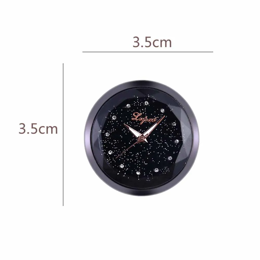 

Car Clock Luminous Mini Automobiles Internal Stick-On Digital Watch Mechanics Quartz Clocks Auto Ornament Car Accessories Gifts#