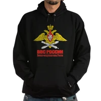 russian air force emblem mens hooded sweatshirt full casual 100 cotton hoodies size s 2xl