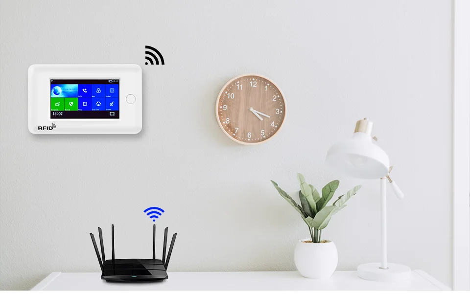 Новое поступление PG106 2G 3g большой экран GSM WiFi домашняя система охранной сигнализации IP камера Поддержка приложение управление RFID карта