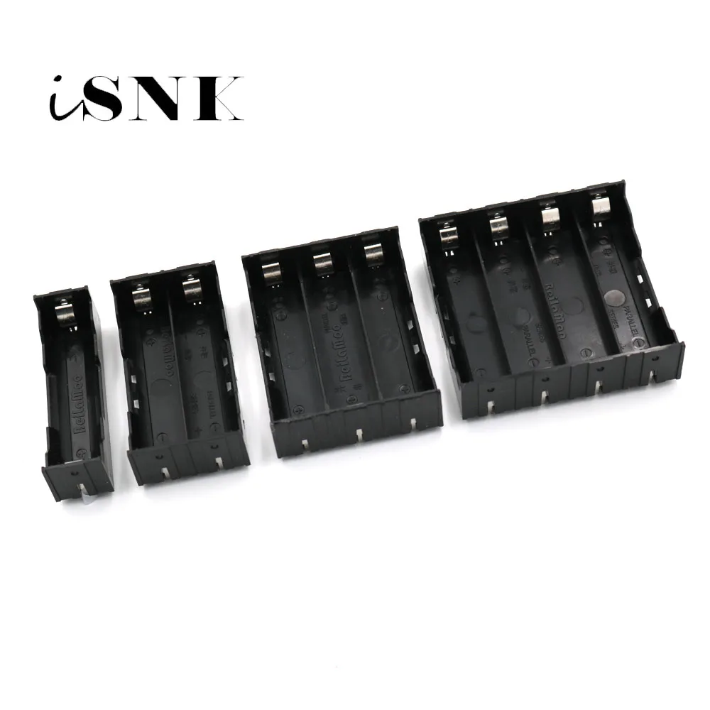 1/2/3/4 секционный держатель для аккумуляторной клеммы Чехол Коробка хранения 18650