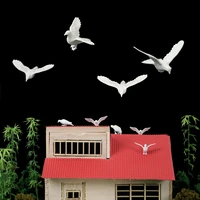 scale model pigeons miniature bird species layout kits for diorama architecture zoo scene making material 5pcslot