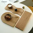 С рисунком в виде водной ряби хлеб десерт лоток доска для резки творческий геометрический дизайн 11UA