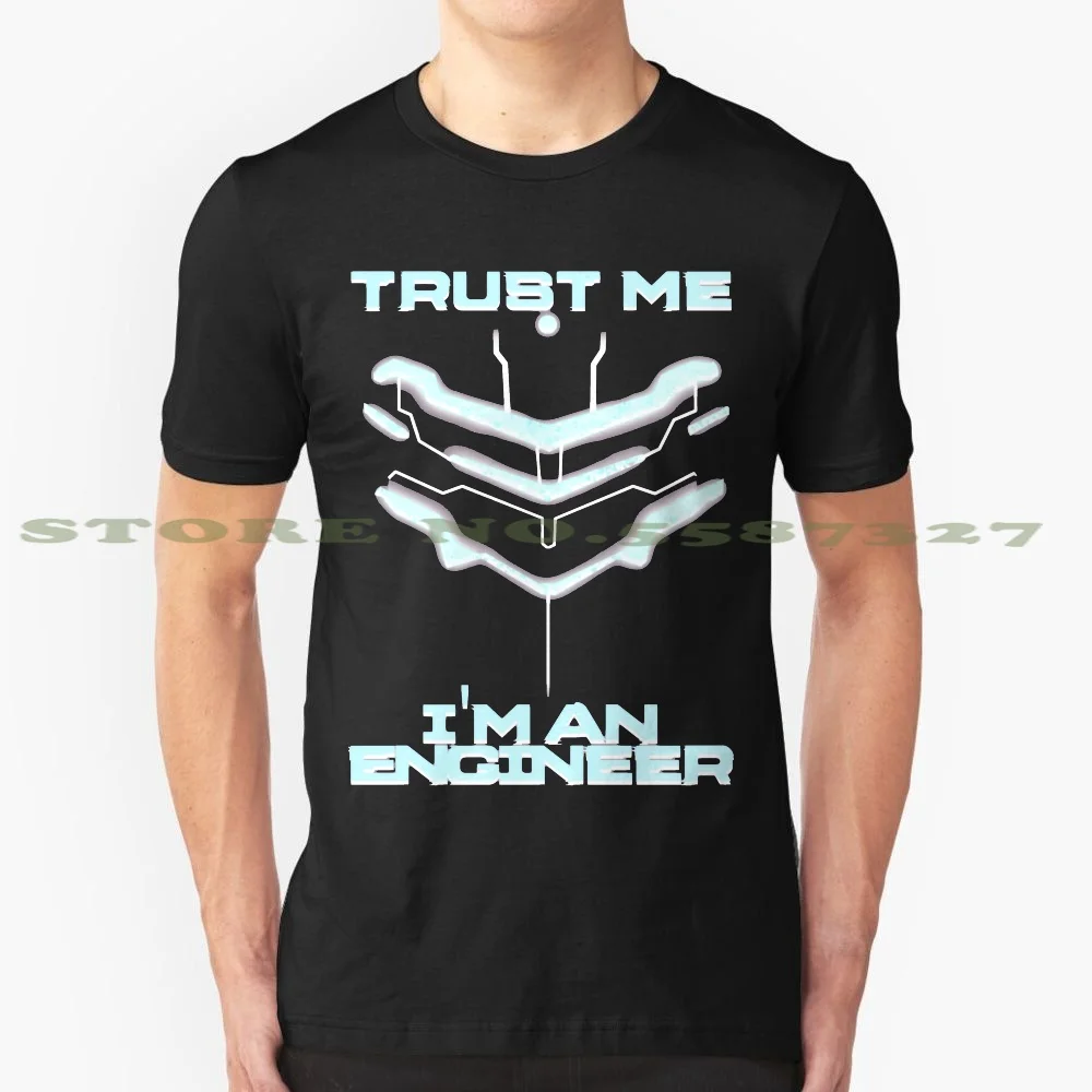 Поверьте мне! Черно-белая футболка для мужчин и женщин доверяйте мне инженера Isac