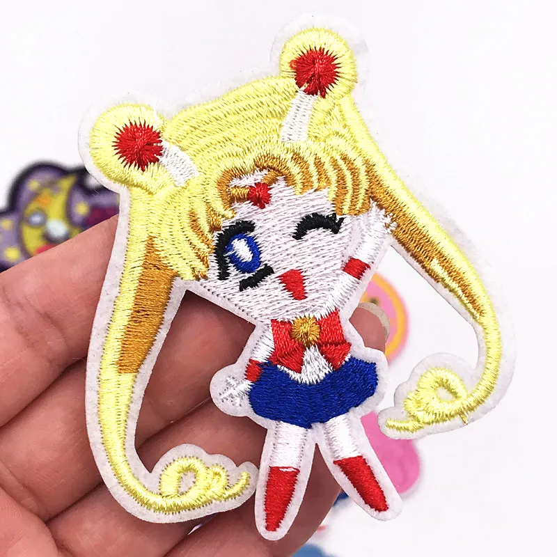 1 шт. Новое поступление Аниме персонаж патч Железный На Аппликации Сейлор Мун