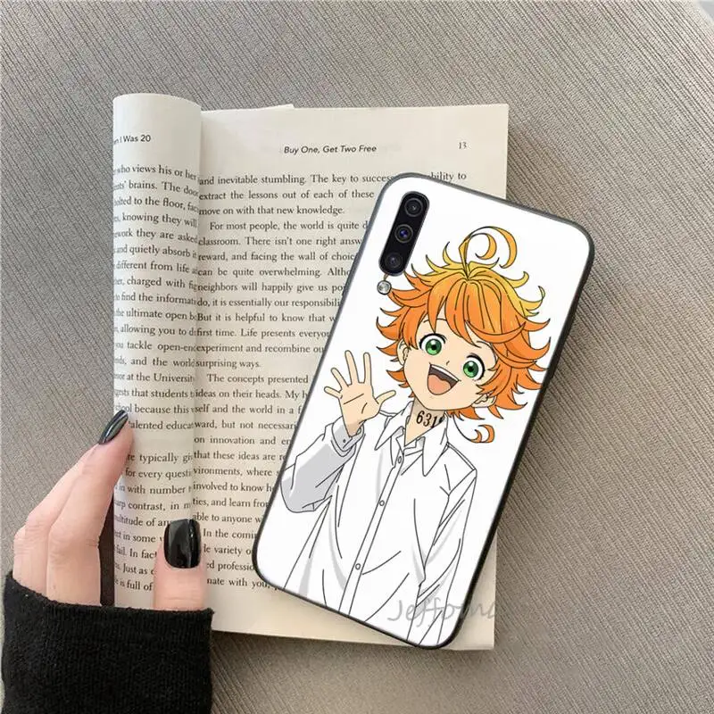 

Anime Promised Neverland Phone Case For Samsung galaxy S note 7 8 9 10 20 fe edge A 6 10 20 30 50 51 70 lite plus Soft