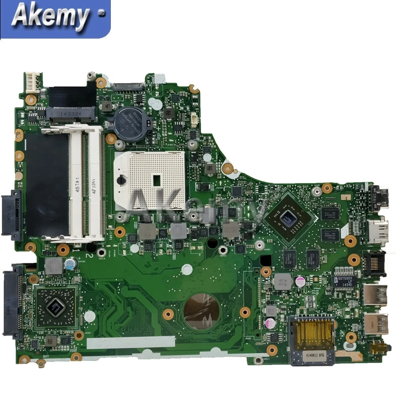 AK K550D X750DP материнская плата для ноутбука ASUS X550DP K550DP X550D K550 X550 тестовая