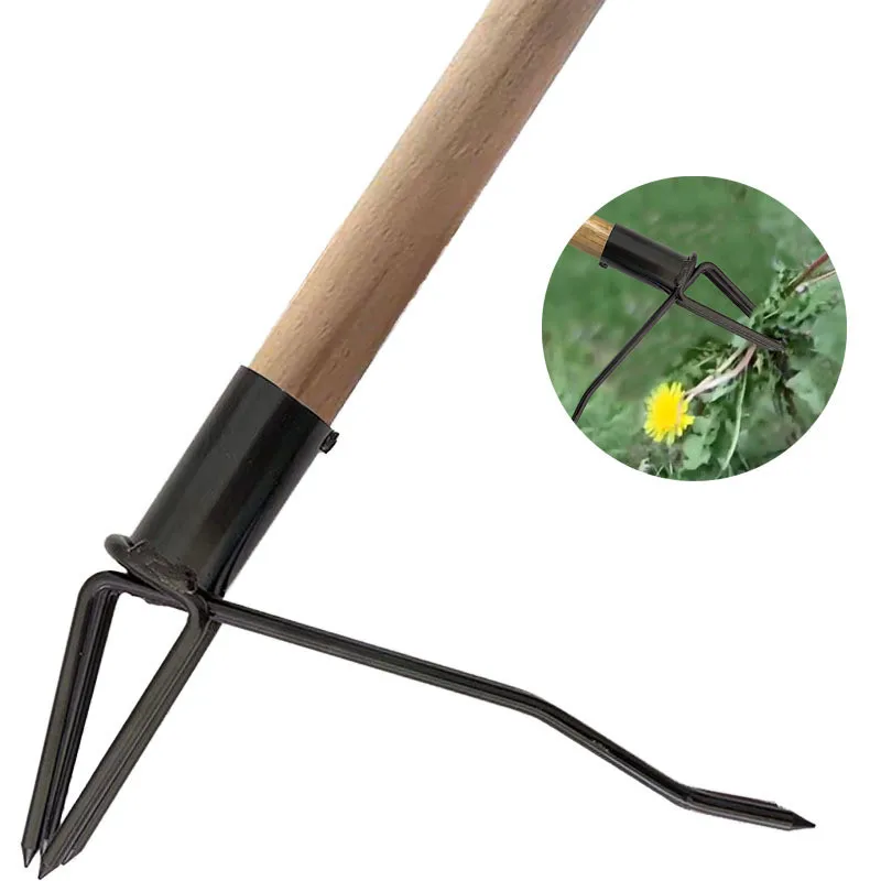 

Standing Weed Puller Tool Weeding Hook Manual Garden Lawn Root Remover Weeder Easy Apply Vertical Weeding Digging Grass Shovel