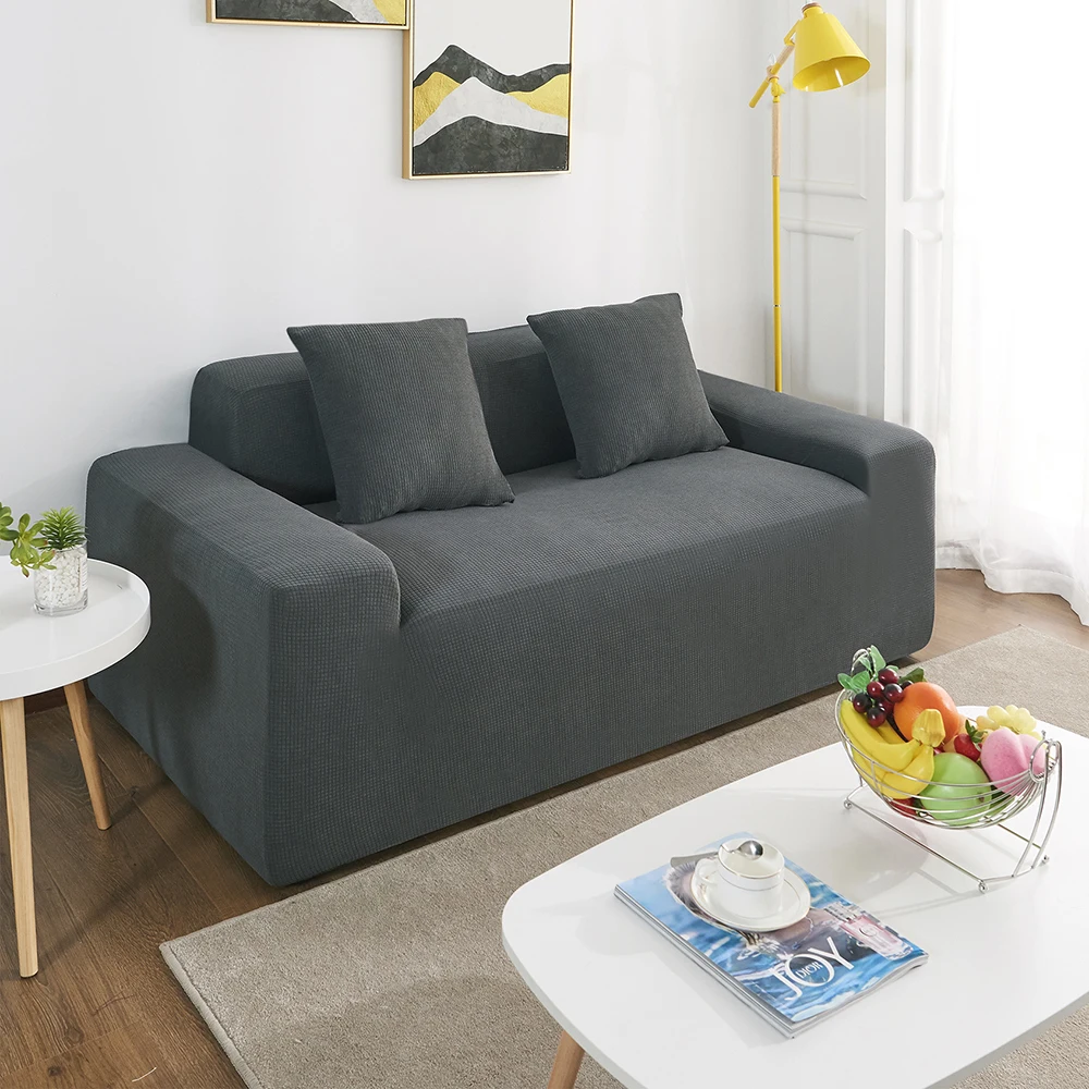 Флисовый чехол для дивана Универсальный водонепроницаемый однотонный