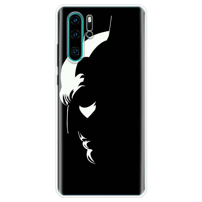 Чехол для телефона huawei P30 модный крутой мягкий чехол с Бэтменом P20 P10 Lite Pro P Smart Z 2019