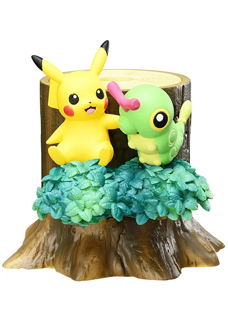 pokemon animetoys blind box mystery box forest tree jenga house pikachu gengar jirachi pidgeot birthday gift for children free global shipping
