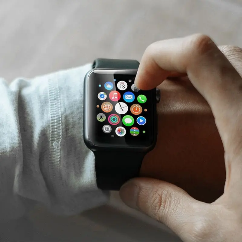 OOTDTY 3D полная пленка tpu (термополиуретановая пленка) для Apple Watch 44 мм мягкий край