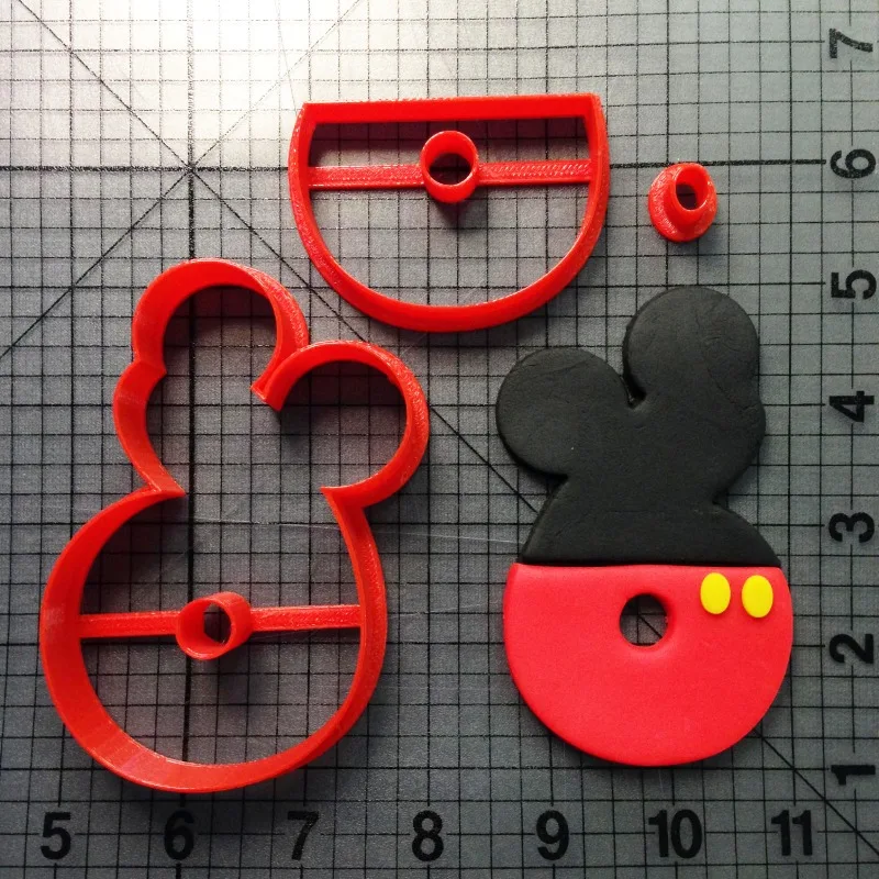 4 дюйма 5 дюймов мультяшная мышь номера шрифтов один два три четыре пять детский