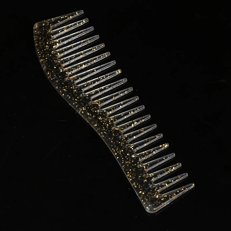 1 шт широкий зуб акулы расческа для вьющихся волос парикмахерские Массажная