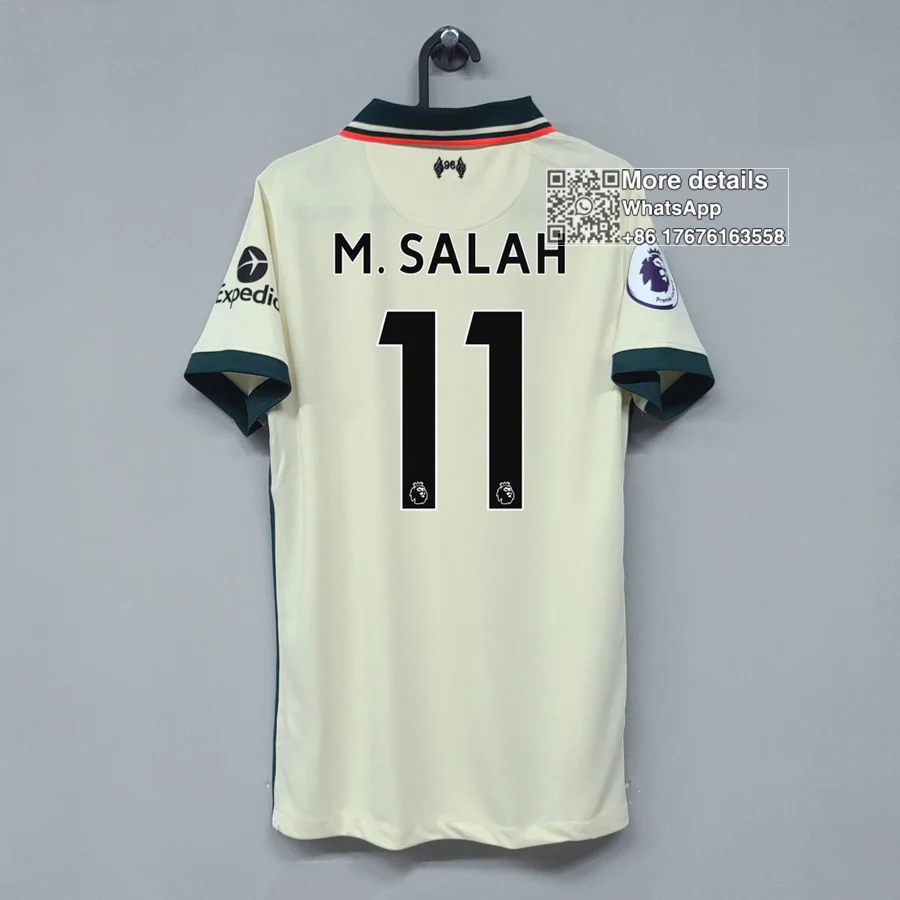 

Best Sale Top Shipping 2021 Top Thai Best Quality 21-22 Custom LiverpoolES 2022 Free Shirt +Patch
