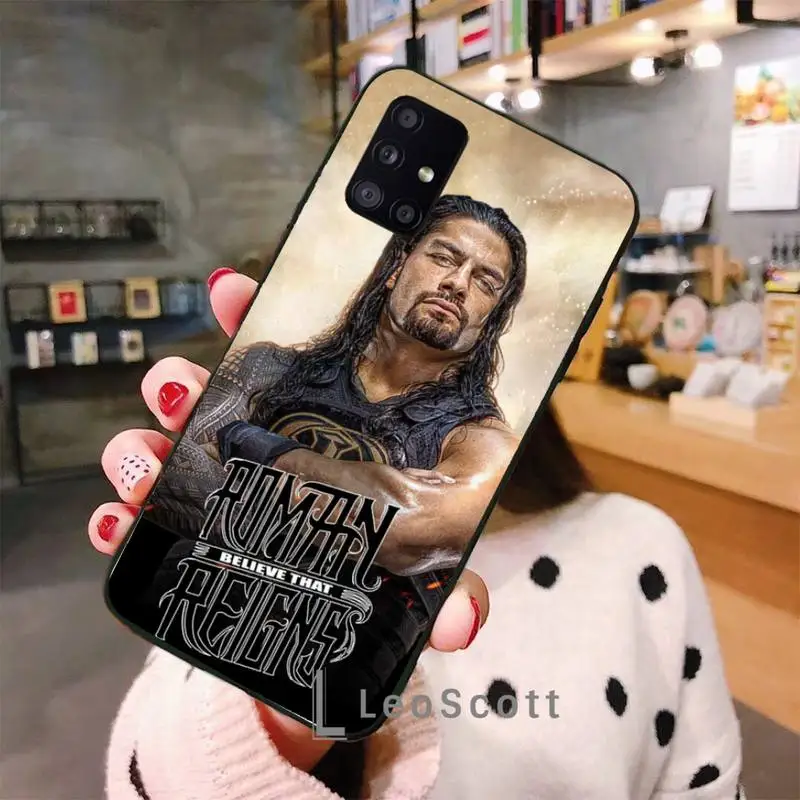 

Roman Reigns Phone Case For Samsung A40 A31 A50 A51 A71 A20E A20S S8 S9 S10 S20 Plus note 20 ultra