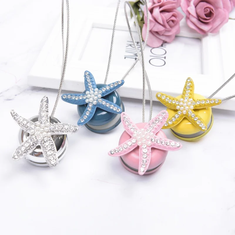 Простой стиль Морская звезда занавес кисточкой Зажимы Пряжка висячий шар