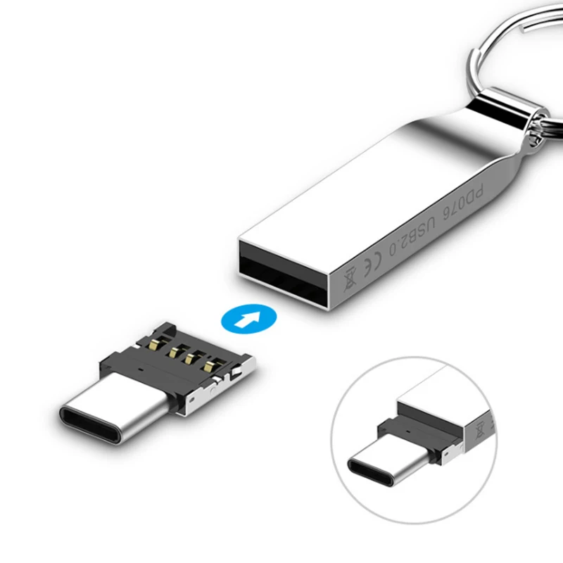Адаптер OTG Type c USB-C Micro USB к устройство считывания дисков Type-c адаптер для Xiaomi Huawei