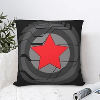 winter soldier shield square pillowcase cushion cover cute home decorative throw pillow case bed simple 4545cm