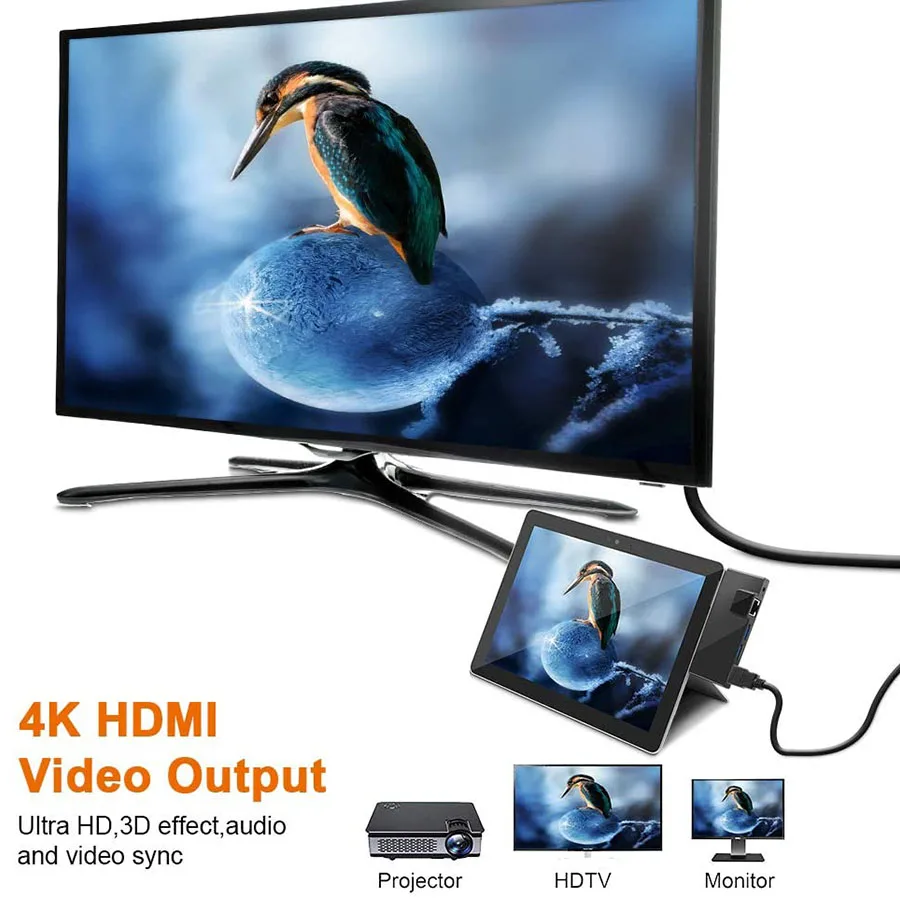 Док-станция Surface Go USB C Hub HDMI RJ45 Gigabit Ethernet док-станция типа аксессуары для microsoft surface go
