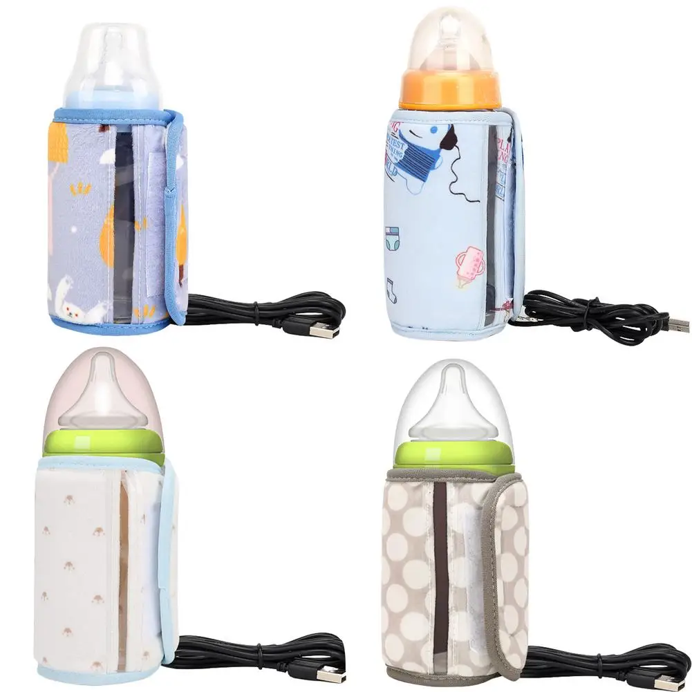 

USB подогреватель молока и воды, дорожная сумка для детской коляски, обогреватель для новорожденных, портативные Подогреватели бутылок для к...