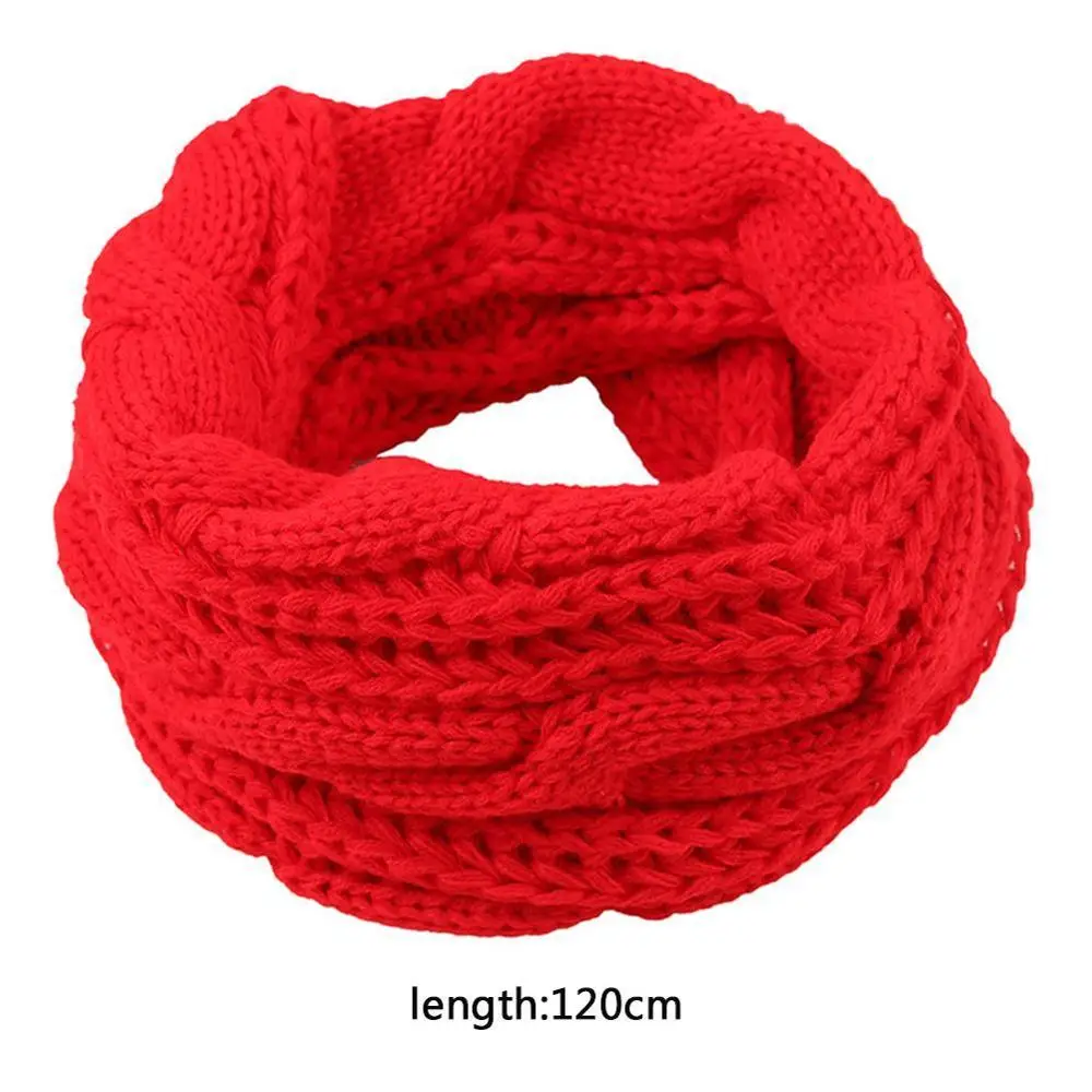 1 шт. модный теплый вязаный снуд шарф зимний женский кашемировый для женщин