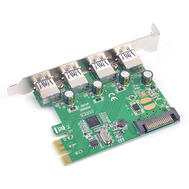 PCI e USB 3 адаптер 0 концентратор express карта расширения USB3.0 слот конвертер чип NEC |