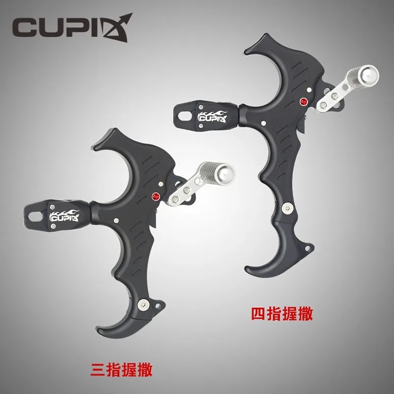 

360 Degree Rotation Eagle Beak Clamp Hook Type Release Aid Grip Stainless Steel for Compound Bow Archery Accessories