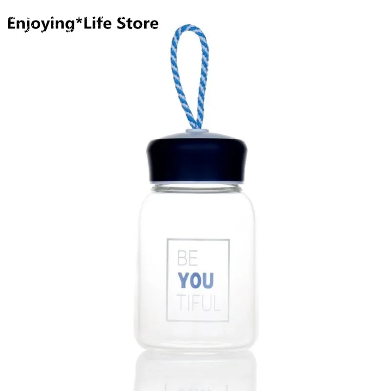 

New Fashion Glass Water Bottle Cute Children Water Cup Outdoor Portable Water Bottle for Kids