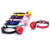 100pcs collar for cats products for pets dog collars cat collar necklace harness for cats bell leash