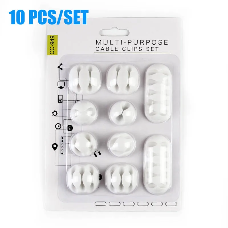 Универсальный держатель USB для шнура четыре цвета с двумя пятью отверстиями