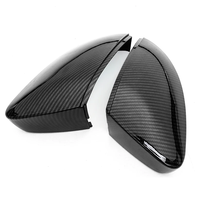 

Lsrtw2017 Car Rearview Cover Protective for Skoda Superb 2016 2017 2018 2019 2020 Interior Mouldings Accessories Carbon Fiber