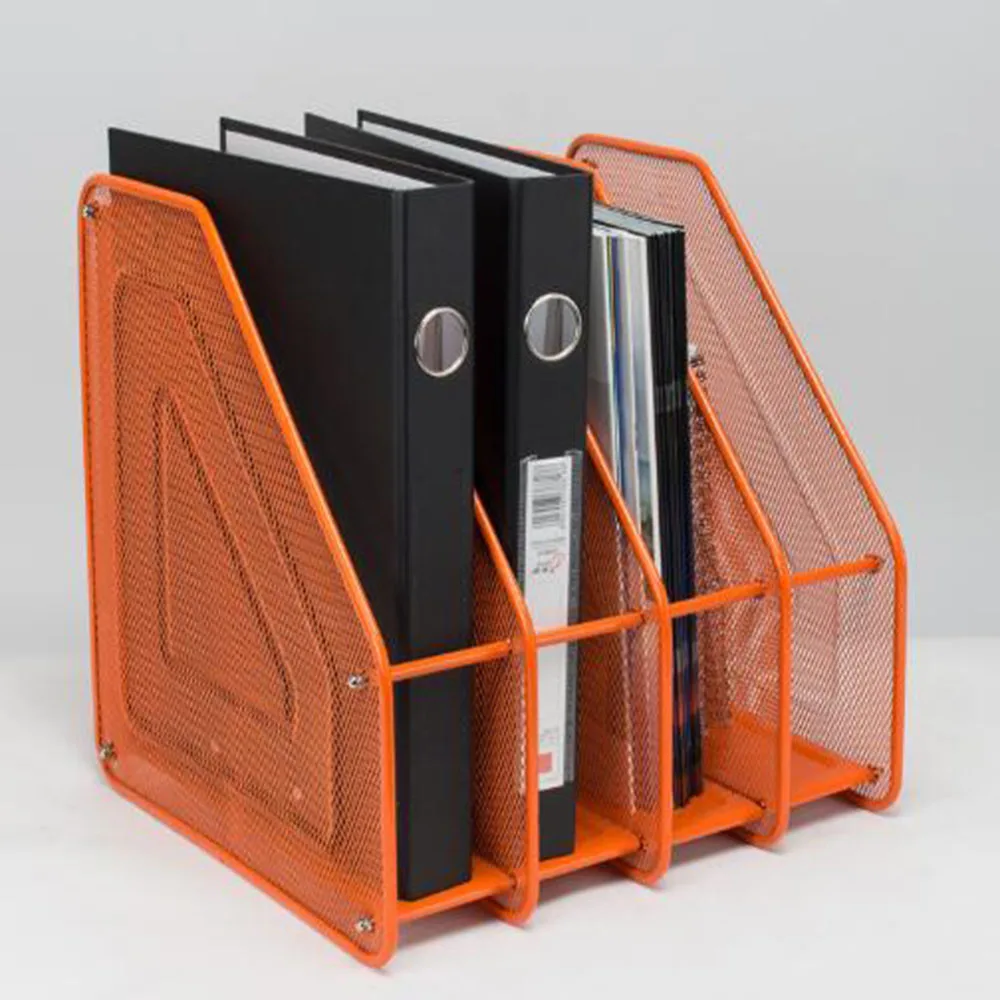 XRHYY сверхпрочный органайзер для документов и с 4 отделениями металлическая сетка