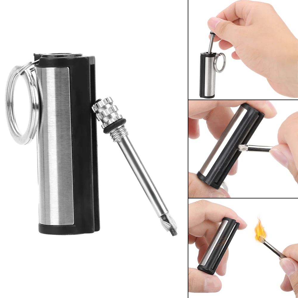 Зажигалка LEEPEE Striker из нержавеющей стали цилиндрическая подвеска аксессуары для