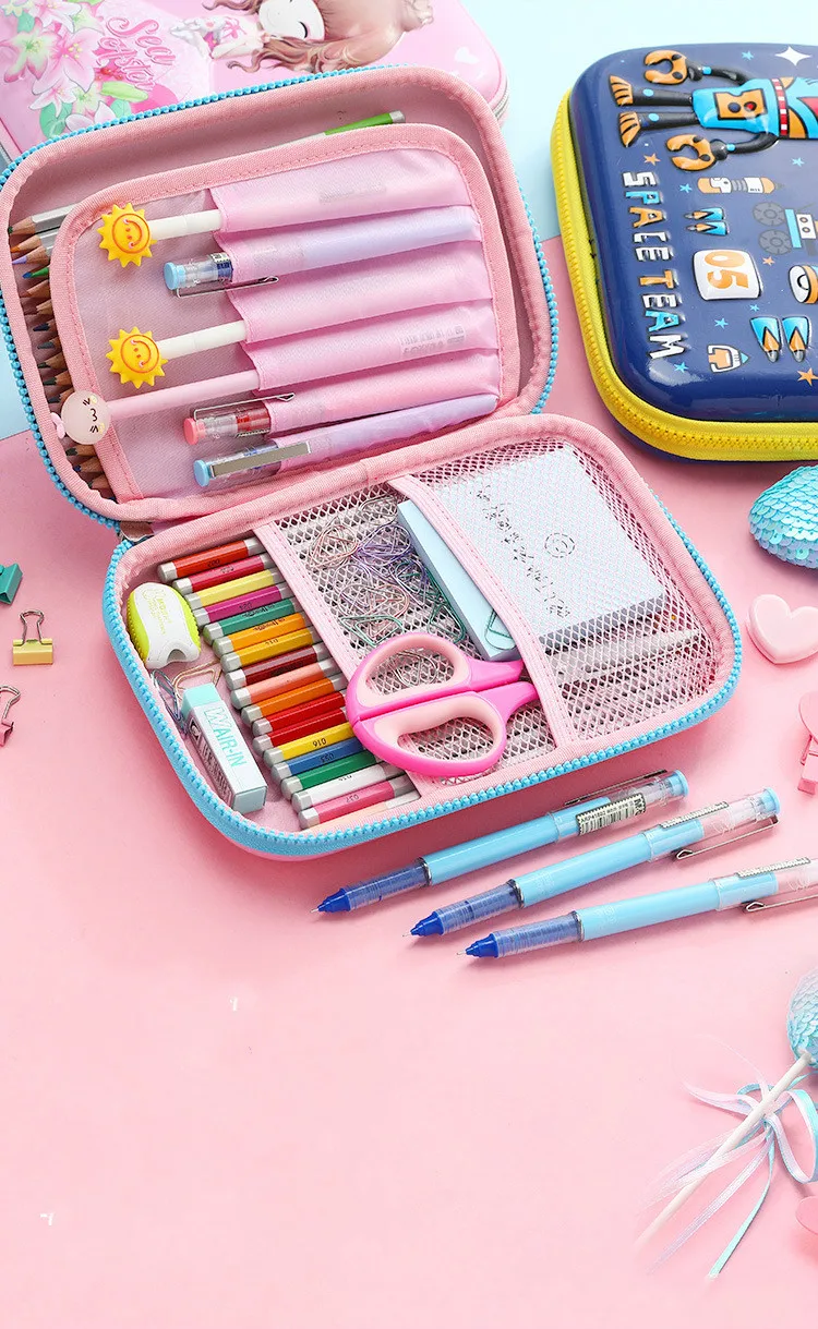 Пенал с единорогом чехол Kawaii милый пенал для карандашей trousse школьников большой емкости, Карандаш Чехол ручка чехол школьные принадлежности для девочек и мальчиков
