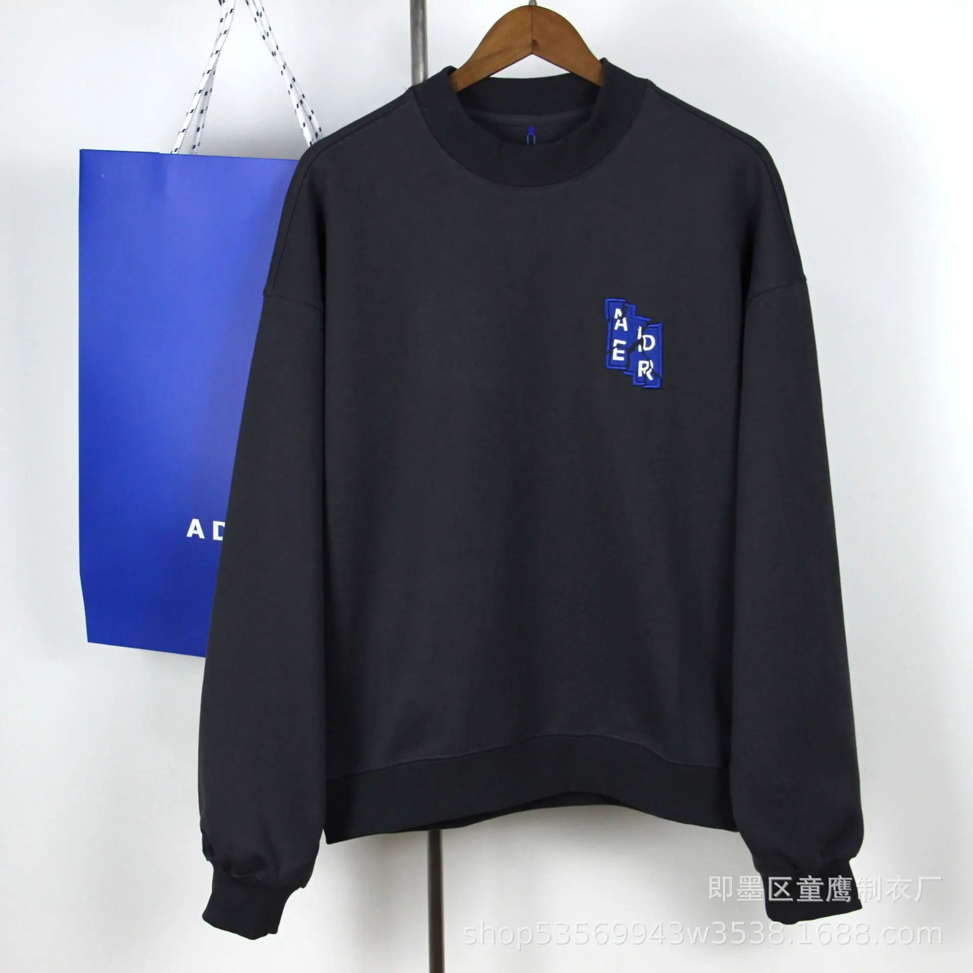 

Мужская толстовка с капюшоном и вышивкой, с логотипом ts