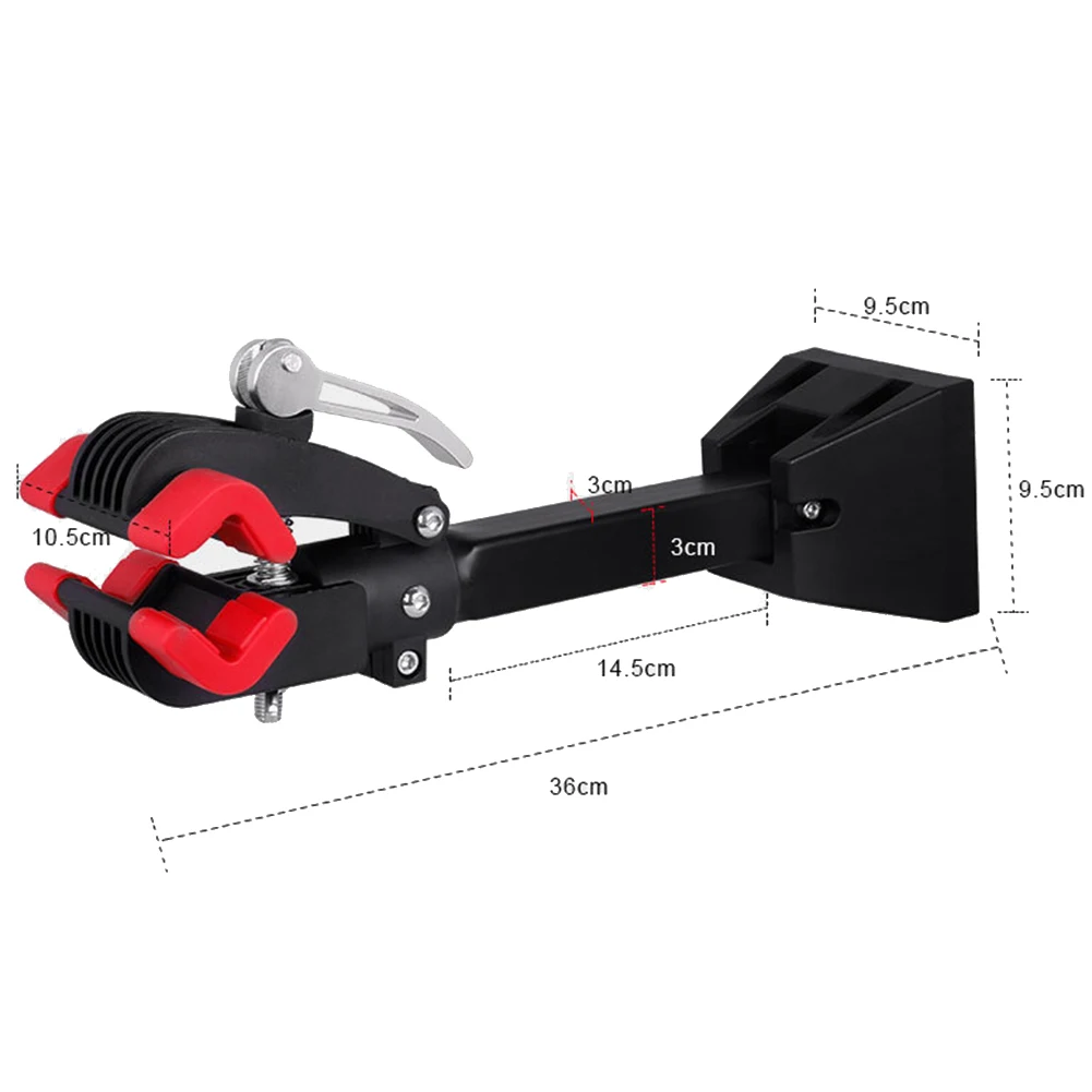 

Universal Mountain Bike Repair Stand Wall-mounted Display Rack Bicycle Parking Rack Foldable Maintenance Bracket Clamp