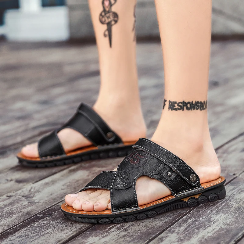 2020 Новое поступление мужские сандалии массажные с резиновым покрытием летняя