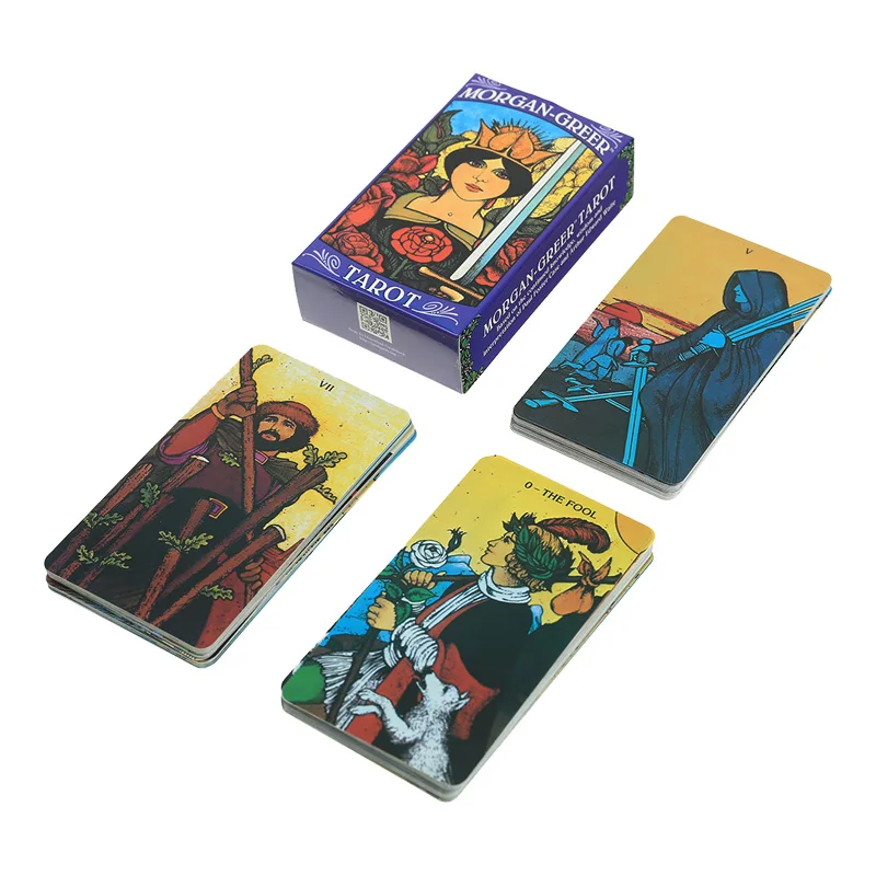 Juego de baraja de Tarot con gu&iacute;a en PDF, juguete de adivinaci&oacute;n basado en Rider, Waite-2