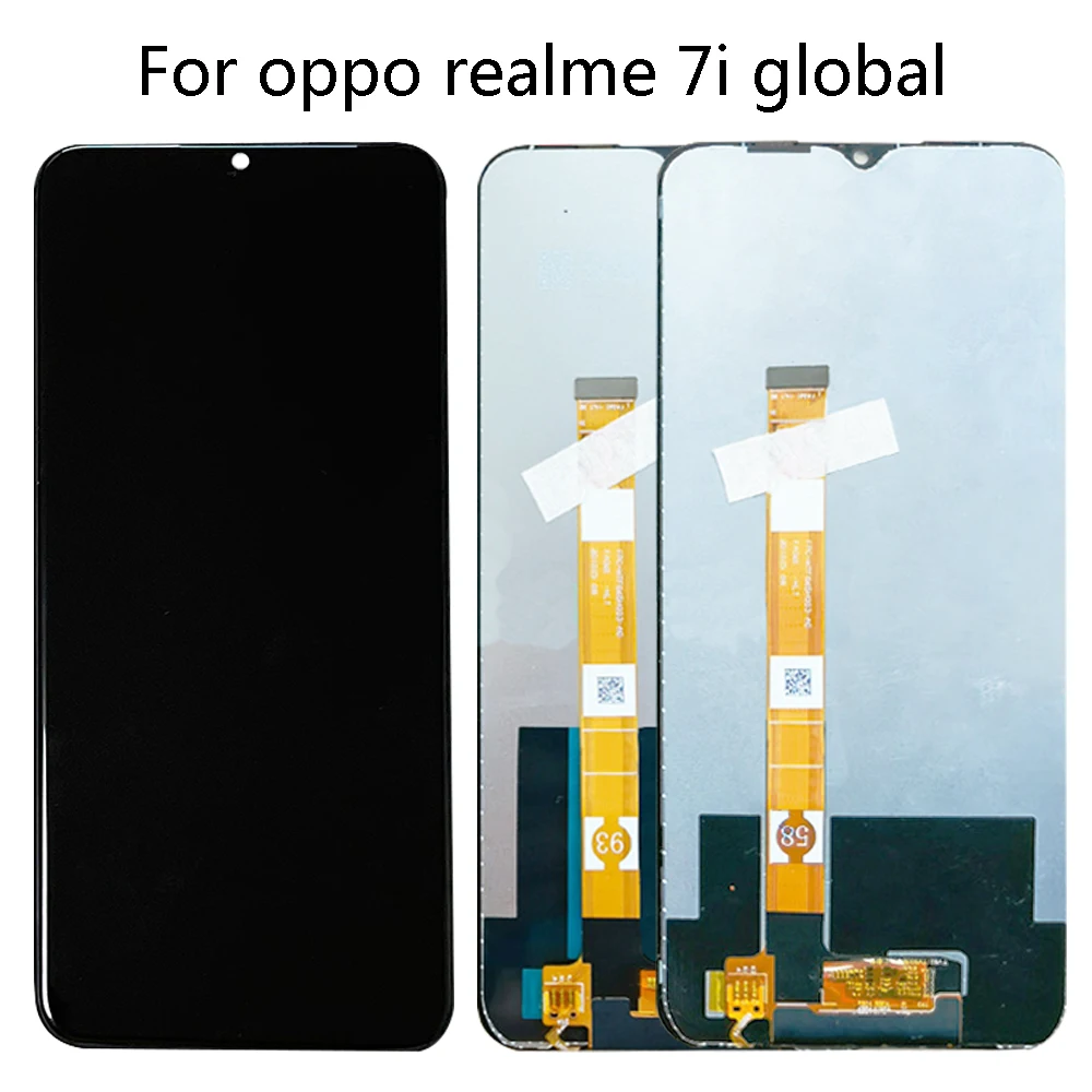 

6.5" Helio G85 Original For Oppo Realme 7i Global Helio G85 LCD Display Screen+Touch Panel Digitizer For Realme Narzo 20 RMX2193
