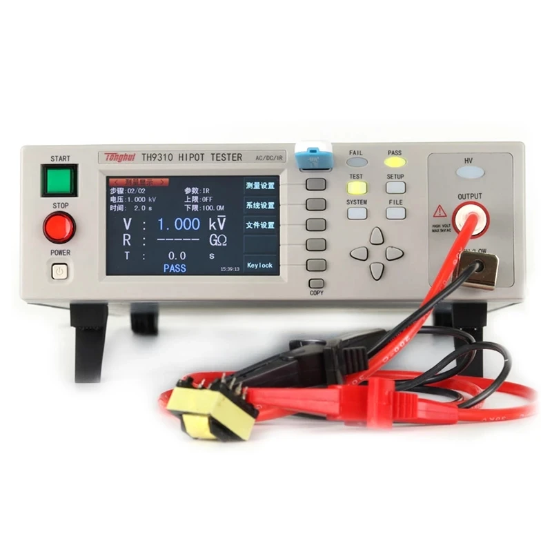 

Tonghui TH9310 AC And DC Withstand Voltage Insulation Resistance Hipot Tester(ACW/DCW/IR Test)