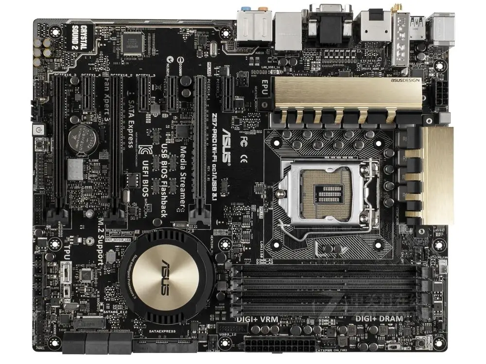 Günstig Desktop-Motherboard Asus Z97-PRO(WiFi Ac)/USB 3,1 Sockel LGA 1150 I7 I5 I3 DDR3 SATA3 USB 3,0 ATX Mainboard PC