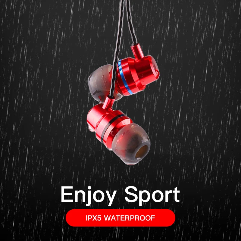 3 5 мм спортивные наушники вкладыши в уши гарнитура супер бас стерео шум